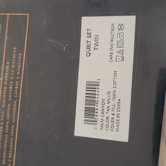 Pendleton Palm Canyon Quilted Set. Twin - Picture 10 of 10